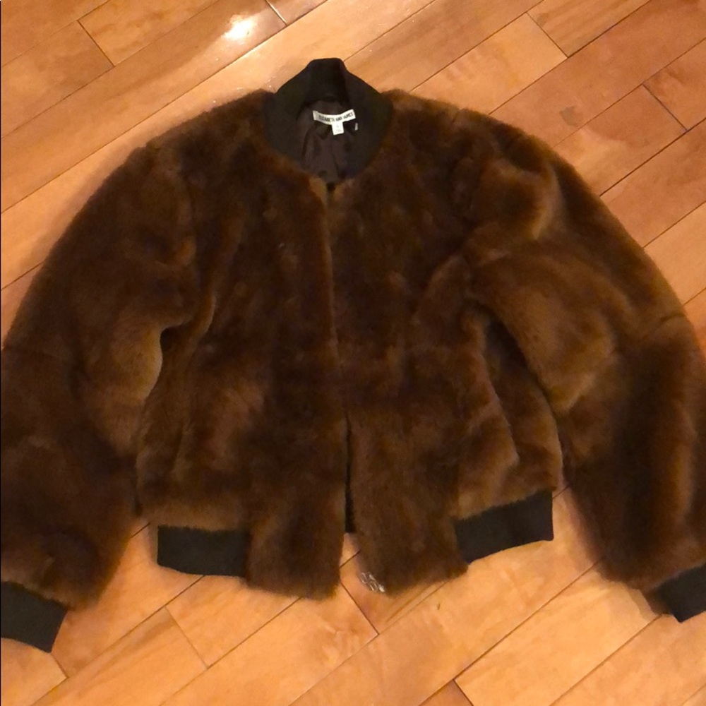 Elizabeth & James Faux Fur Ellington Jacket - NWT